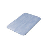 Minimalistisches blaues Himmel abstraktes Muster n Badematte (Schrägansicht)