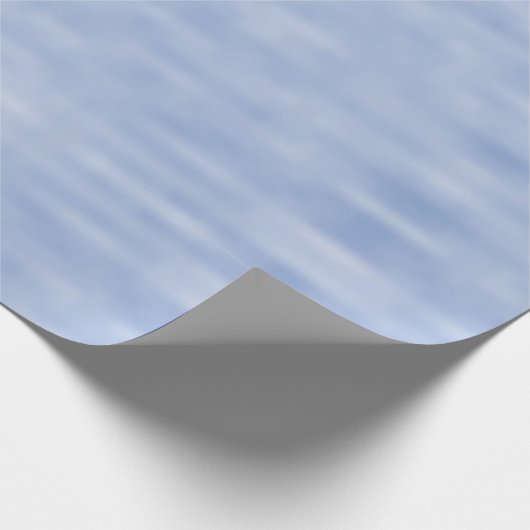 Minimalistisches blaues Himmel abstraktes Muster n Geschenkpapier (Ecke)
