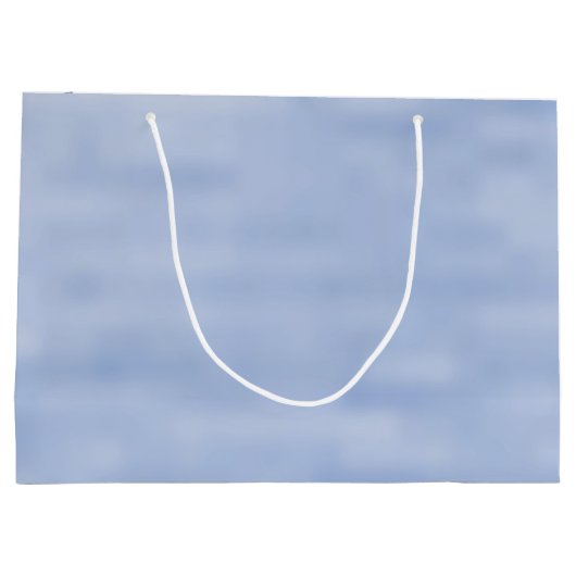 Minimalistisches blaues Himmel abstraktes Muster n Große Geschenktüte (Rückseite)