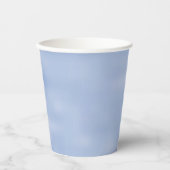 Minimalistisches blaues Himmel abstraktes Muster n Pappbecher (Vorderseite)