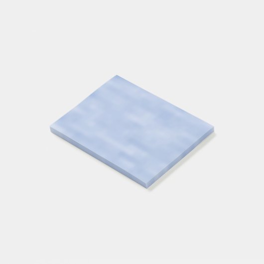 Minimalistisches blaues Himmel abstraktes Muster n Post-it Klebezettel (angewinkelt)