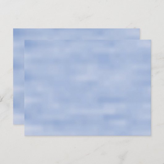 Minimalistisches blaues Himmel abstraktes Muster n Postkarte (Vorne/Hinten)