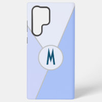 Minimalistisches blaues monochromatisches Dreieck