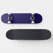Minimalistisches blaues Skateboard | Moderne coole (Horizontal)