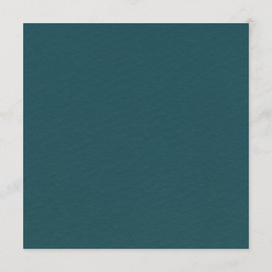 Minimalistisches Blue Palm Leaf Wedding Drinks Bar Menükarte (Rückseite)