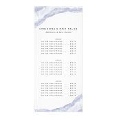 Minimalistisches Blue Watercolor-Geschäft Werbekarte (Vorne)