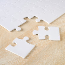 Minimalistisches Blumen-Frauenprofil-Puzzle