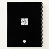 Minimalistisches Blumengestein Notizblock (Rückseite)