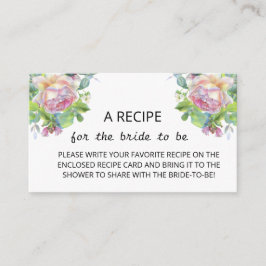 Minimalistisches Blumenmuster für die Umschließung Begleitkarte