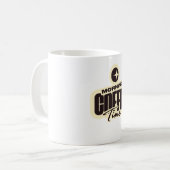 Minimalistisches Blumenmuster Keramikbecher - Salb Kaffeetasse (Vorderseite Links)