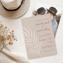 Minimalistisches Bohemisches Foto Hochzeit