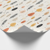 Minimalistisches Boho-Geschenkpapier Geschenkpapier (Ecke)