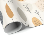 Minimalistisches Boho-Papier Geschenkpapier (Rolleneckpunkt)