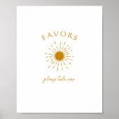 Minimalistisches Boho Sunshine Baby Duwer Liebling Poster (Vorne)