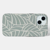 Minimalistisches botanisches Adern iPhone / iPad C Case-Mate iPhone Hülle (Rückseite (Horizontal))