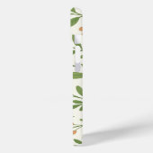 Minimalistisches botanisches Muster mit grünen Blä Case-Mate iPhone Hülle (Rückseite / Links)