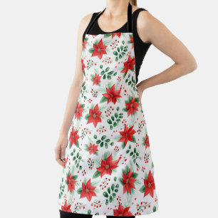 Minimalistisches botanisches Muster Wasserfarbe Po Schürze