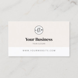 Minimalistisches Branding für Unternehmen Visitenkarte