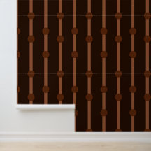 Minimalistisches braunes geometrisches Punkte- und