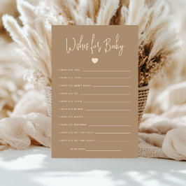 Minimalistisches braunes Geschlecht offenbart Wüns