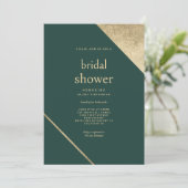 Minimalistisches Brautparty aus Edelholz Einladung (Stehend Vorderseite)