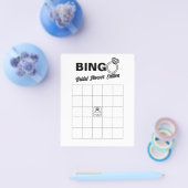 Minimalistisches Brautparty Bingo Game Flyer (Einzeln)