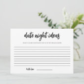 Minimalistisches Brautparty Einladung (Stehend Vorderseite)