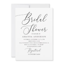 Minimalistisches Brautparty | Elegantes Schwarz un