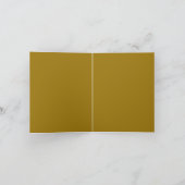 Minimalistisches Brautparty für die Goldfarbe Ankündigung (Innenseite)