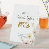 Minimalistisches Brautparty für die Goldfarbe Sockelschild (In Situ)