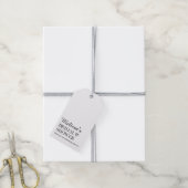 Minimalistisches Brautparty Geschenkanhänger (Mit Garn)