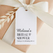 Minimalistisches Brautparty Geschenkanhänger