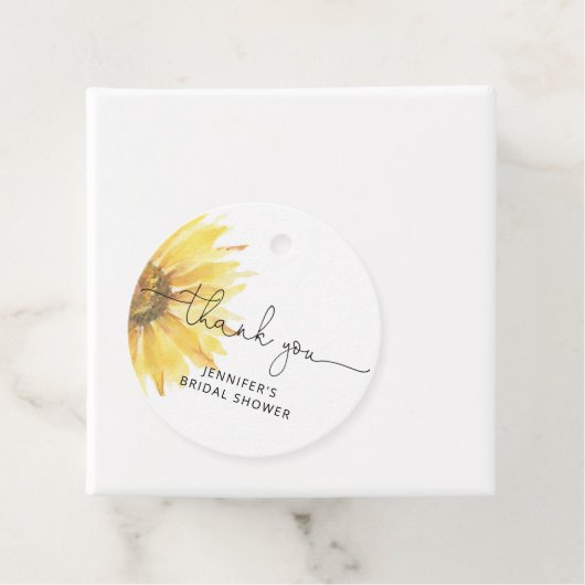 Minimalistisches Brautparty Geschenkanhänger (Beispiel)