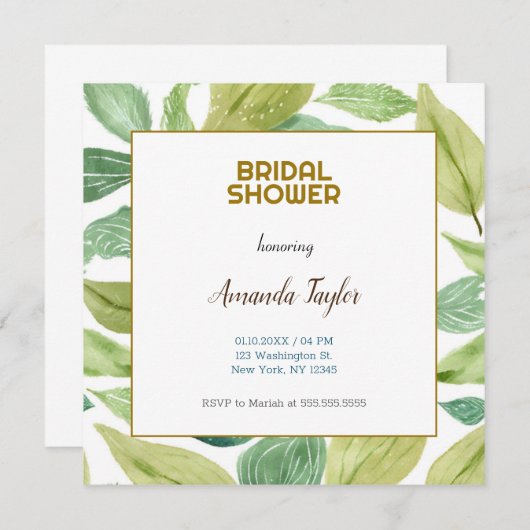 Minimalistisches Brautparty mit weißer Farbe (Vorne/Hinten)