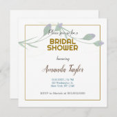 Minimalistisches Brautparty mit weißer Farbe Save The Date (Vorne/Hinten)