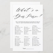 Minimalistisches Brautparty, was in deinem Handspi (Vorne/Hinten)