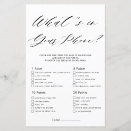 Minimalistisches Brautparty Was steckt in deinem H