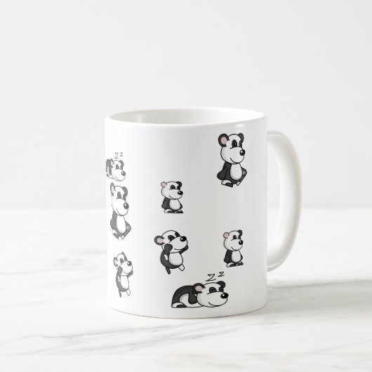 "Minimalistisches Brew Kaffeetasse (VorderseiteRechts)
