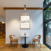 Minimalistisches Buch Lover Art Poster