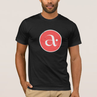 Minimalistisches Buchstaben-A-Monogramm-Logo-T-Shi T-Shirt