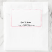 Minimalistisches Buchzeichen für benutzerdefiniert Rechteckiger Aufkleber (Tasche)