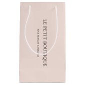Minimalistisches Business Blink Pink Kleine Geschenktüte (Vorderseite)