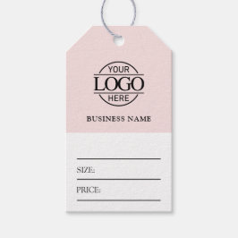 Minimalistisches Business-Logo-Kleidung-Preis-Hang Geschenkanhänger