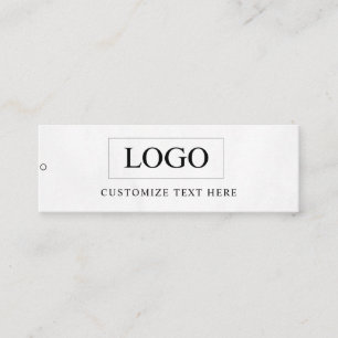 Minimalistisches Business-Logo-Kleidungslabel-Anha Mini Visitenkarte