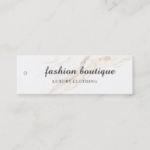 Minimalistisches Business-Logo-Kleidungslabel-Anha Mini Visitenkarte