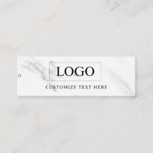 Minimalistisches Business-Logo-Kleidungslabel-Anha Mini Visitenkarte