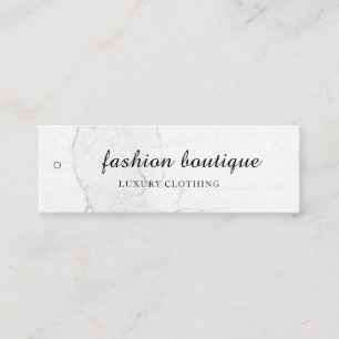 Minimalistisches Business-Logo-Kleidungslabel-Anhä Mini Visitenkarte