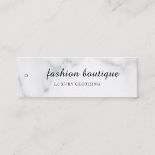 Minimalistisches Business-Logo-Kleidungslabel-Anha Mini Visitenkarte
