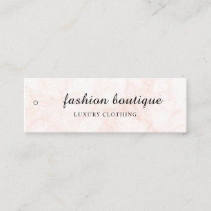 Minimalistisches Business-Logo-Kleidungslabel Anhä Mini Visitenkarte