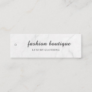 Minimalistisches Business-Logo-Kleidungslabel-Anhä Mini Visitenkarte